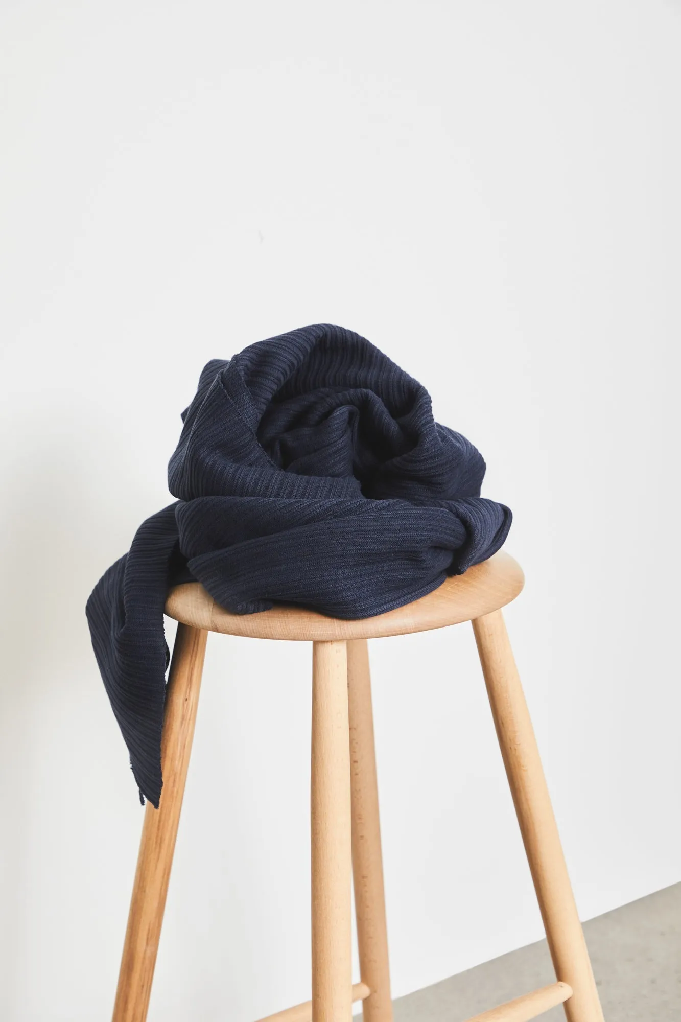 1YD 9IN REMNANT; Space Organic Selanik Rib Knit | Mind The Maker | By The Half Yard