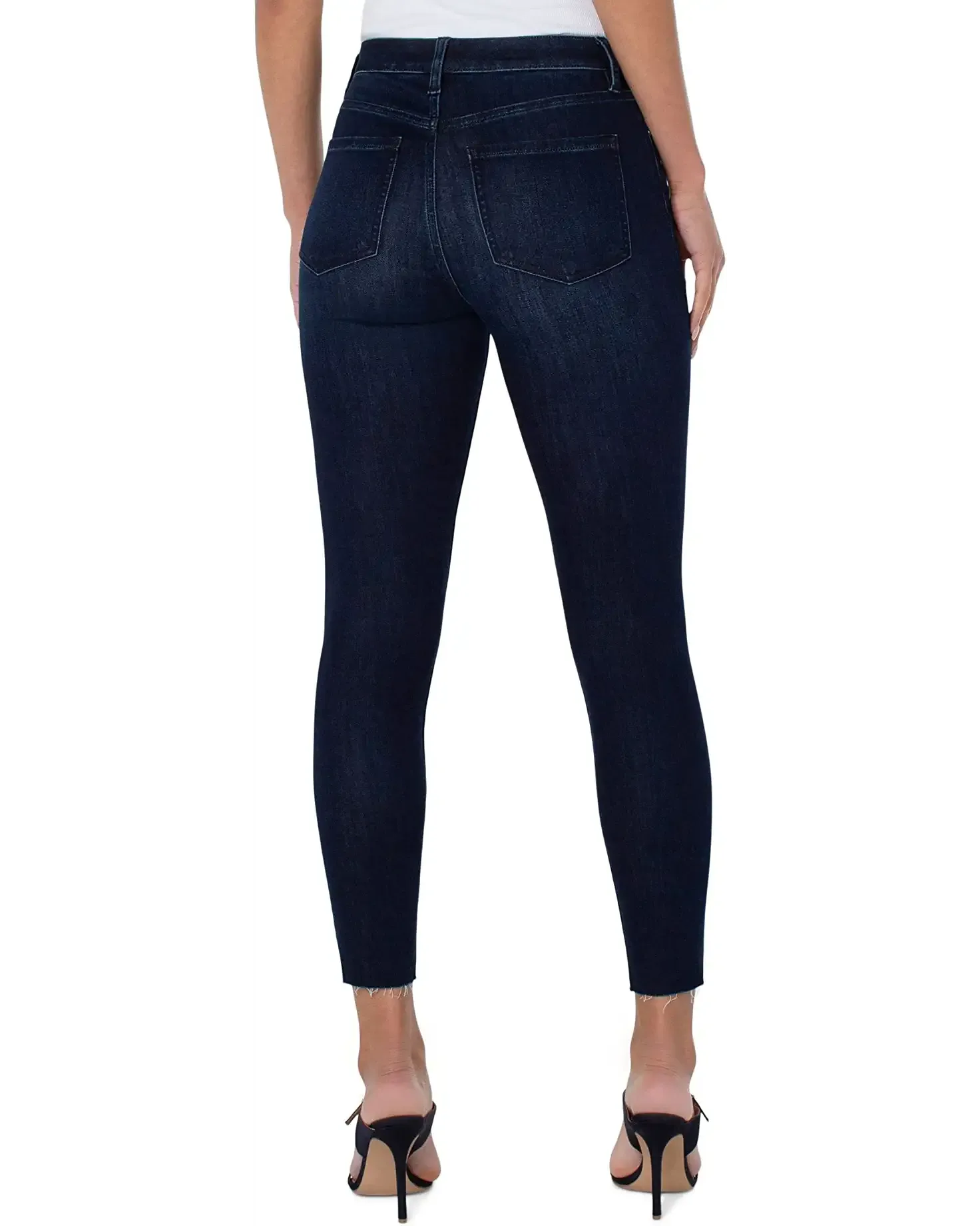 Abby Ankle Cut Hem Skinny Jeans