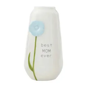 Best Mom Ever Floral Vase