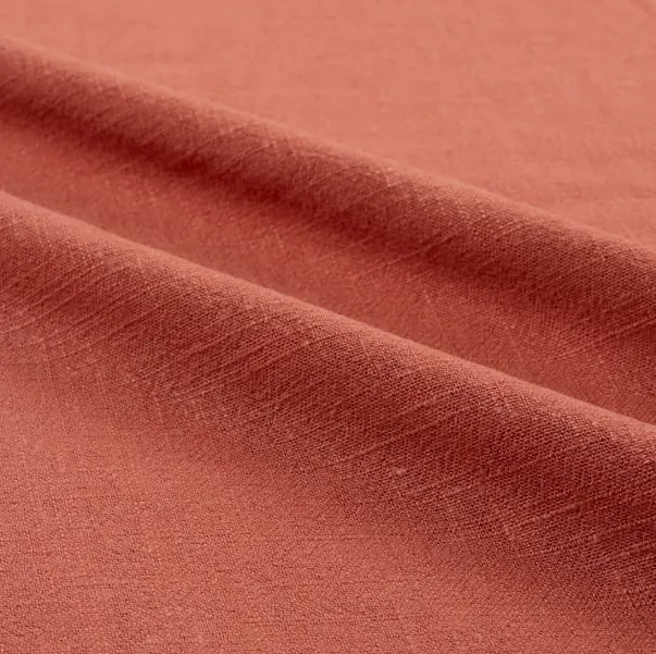 Clay Viscose Linen Slub