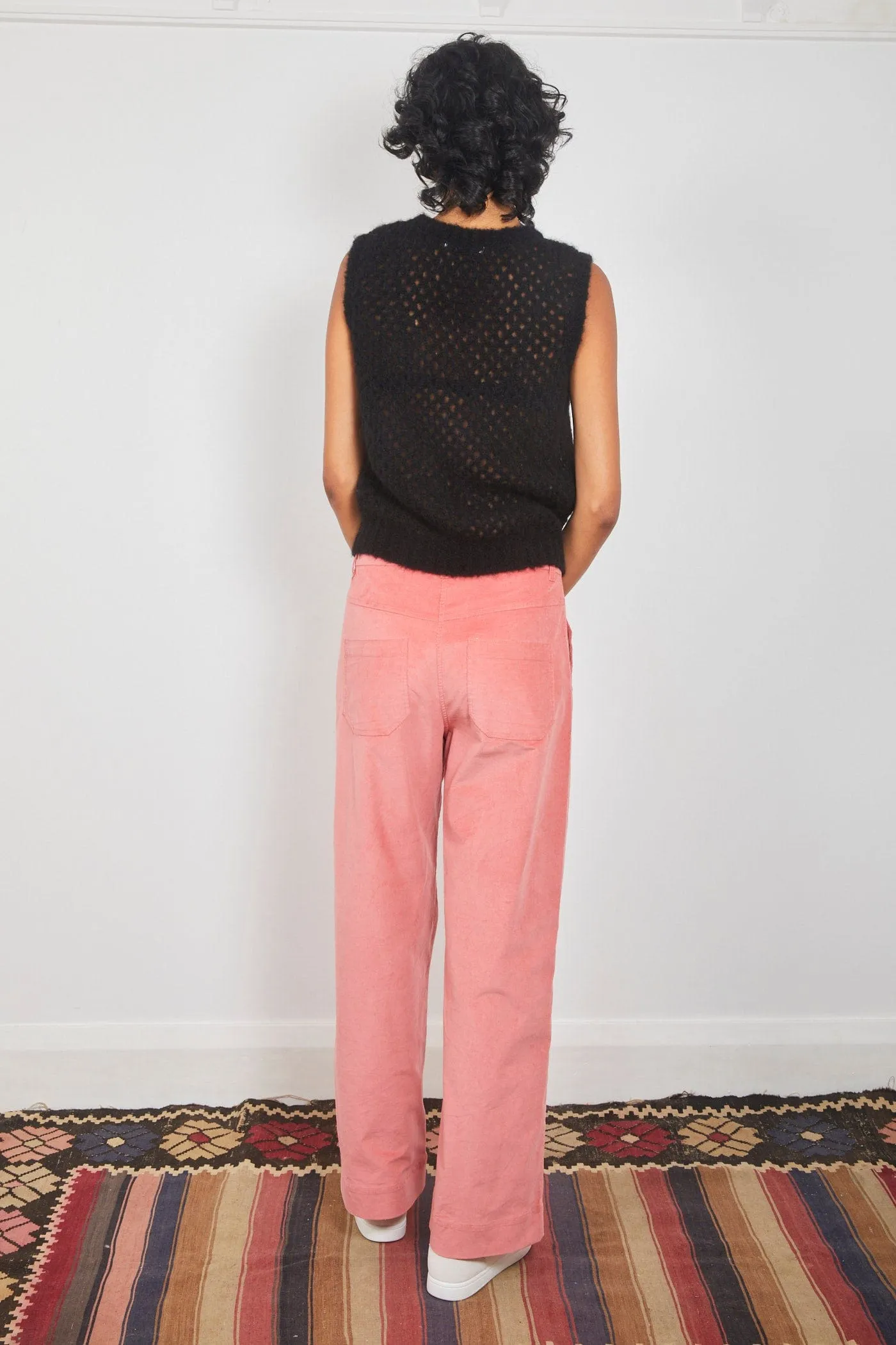 Dalston Sandy Pant Pink Cord
