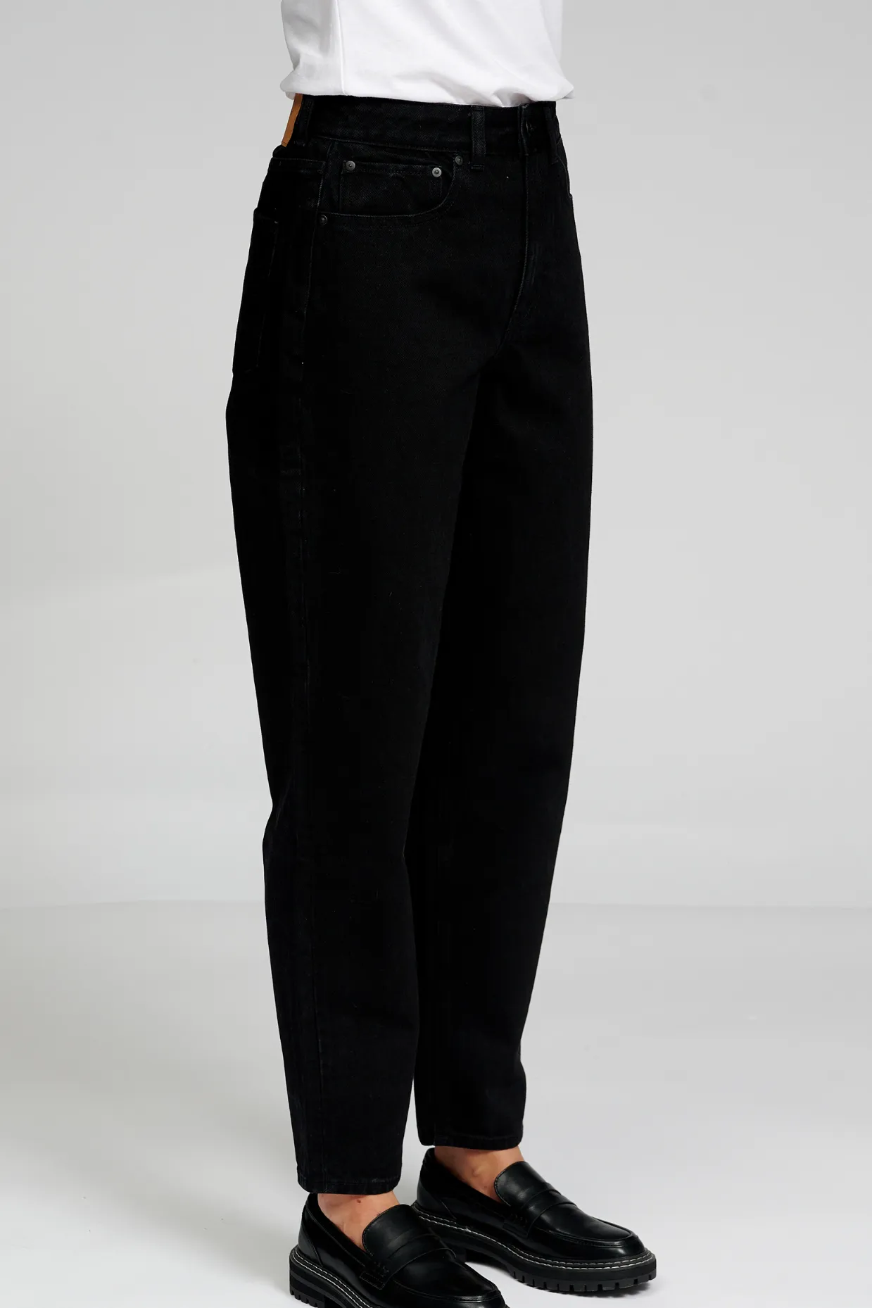 De Originale Performance Mom Jeans - Black Denim