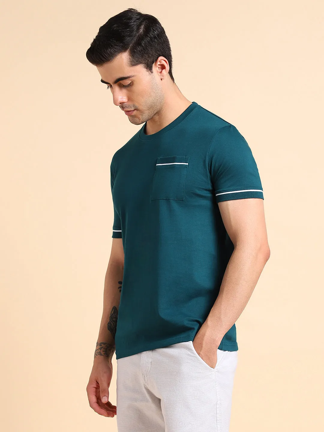 Dennis Lingo Pure Cotton Slim Fit T-shirt