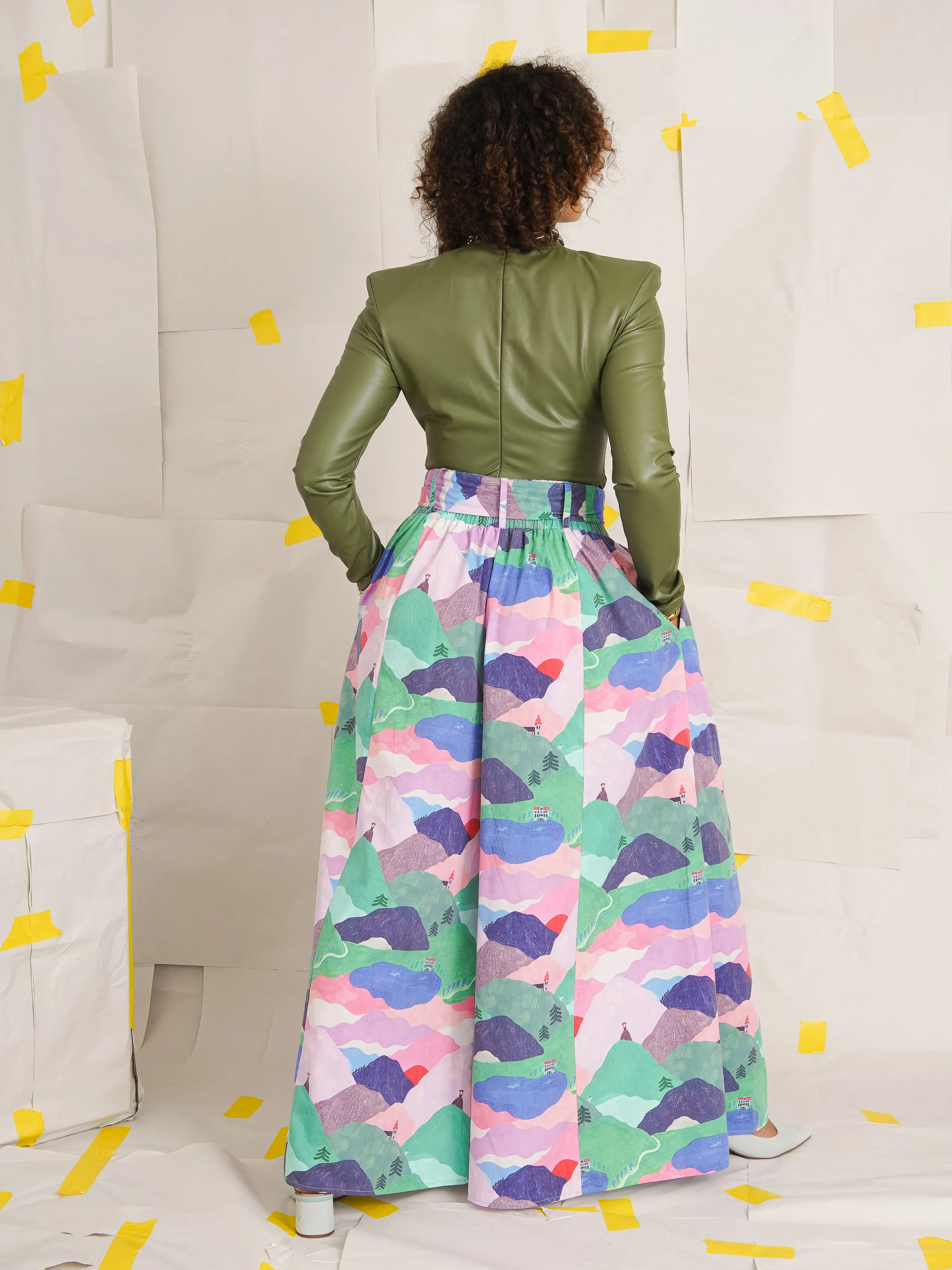 Ile Oba Wide-Leg Palazzo Pants