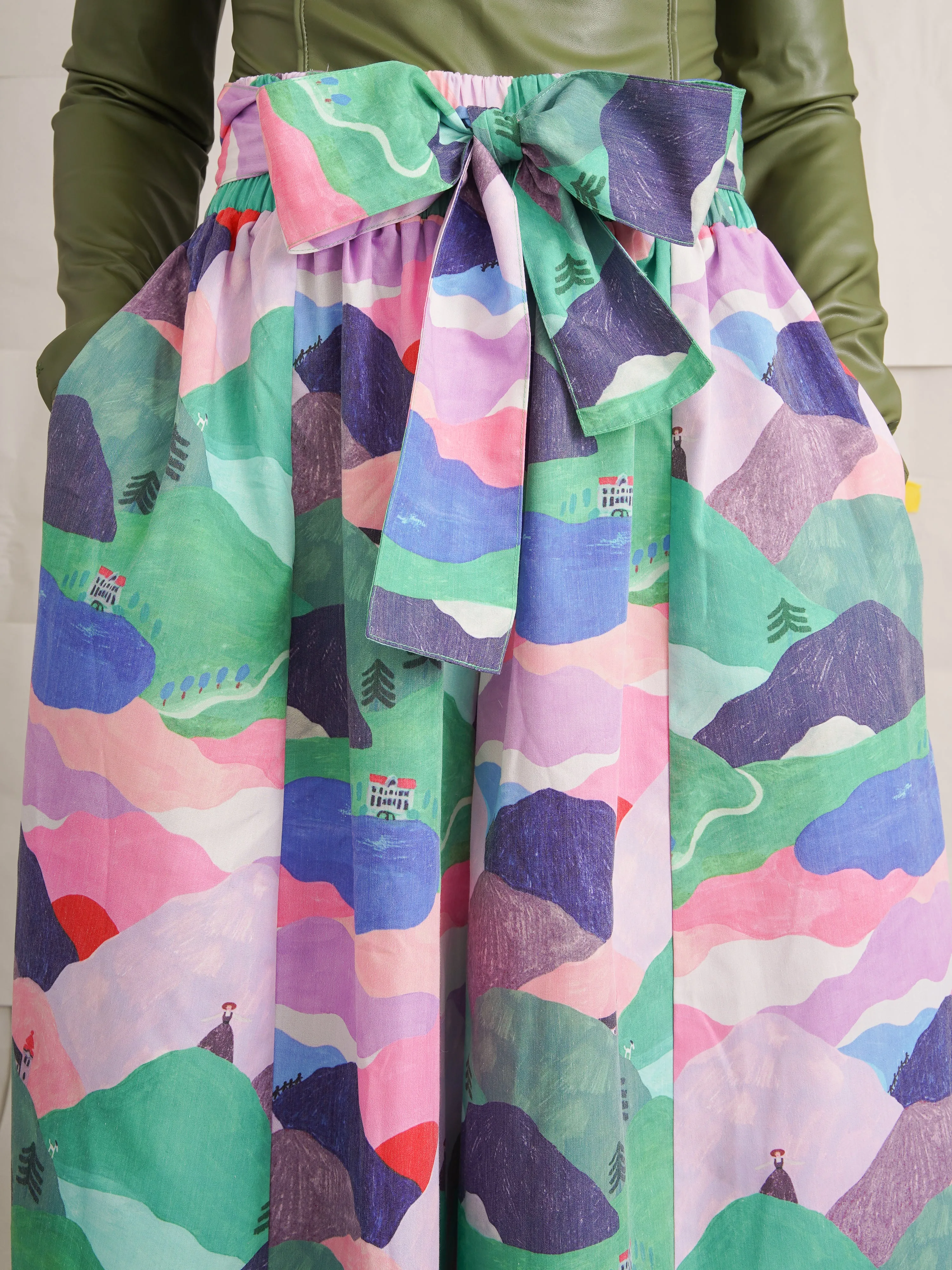 Ile Oba Wide-Leg Palazzo Pants