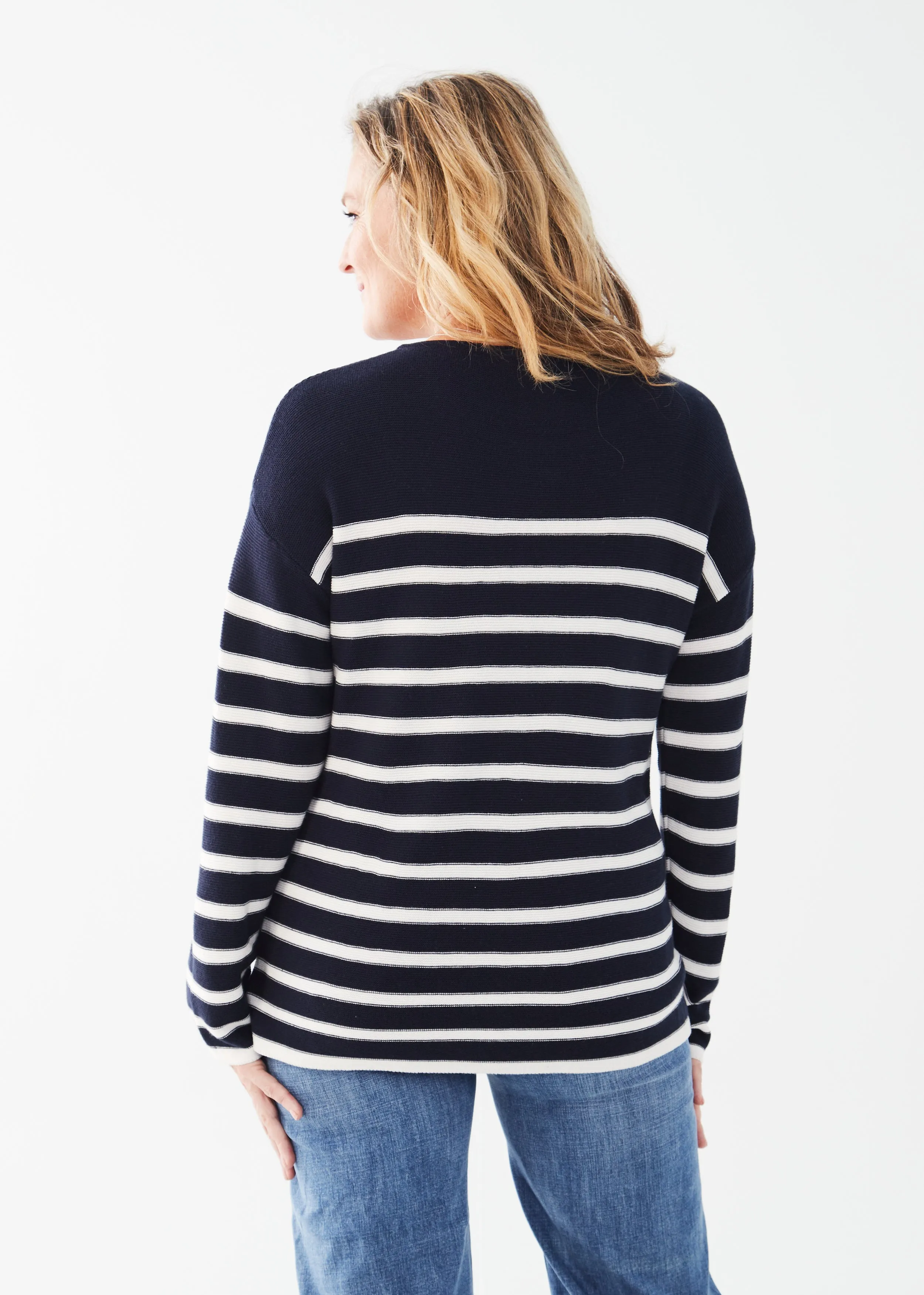 Long Sleeve Striped Sweater