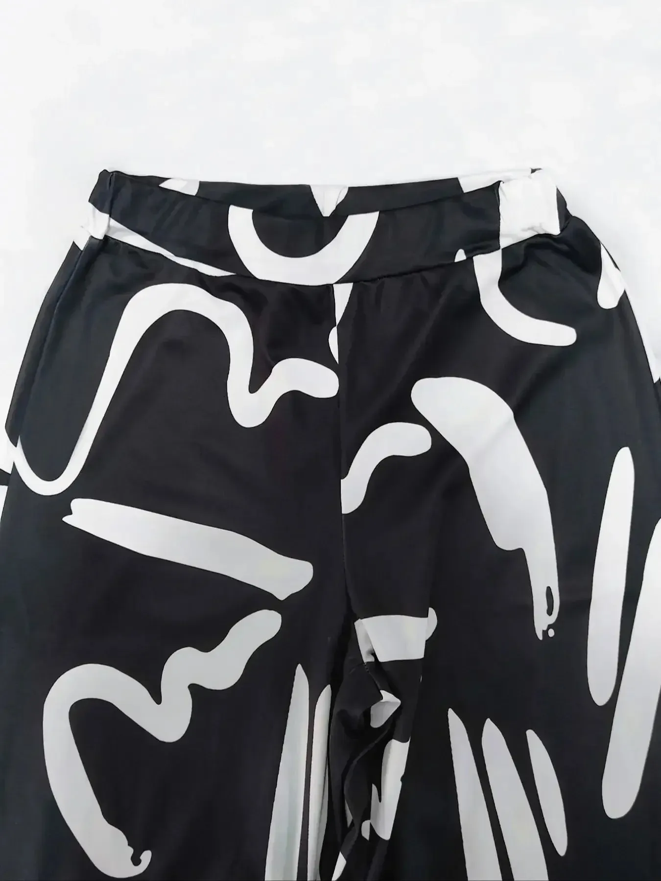 Loose Fit Straight Wide Leg Pants