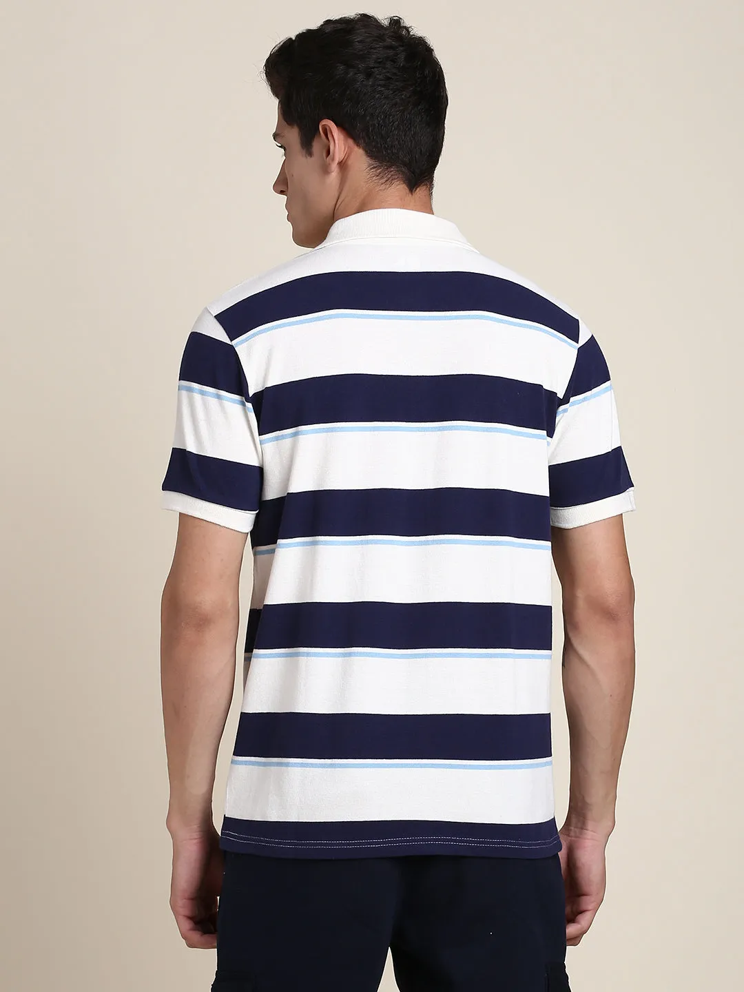 Men's Navy Stripe T-shirt