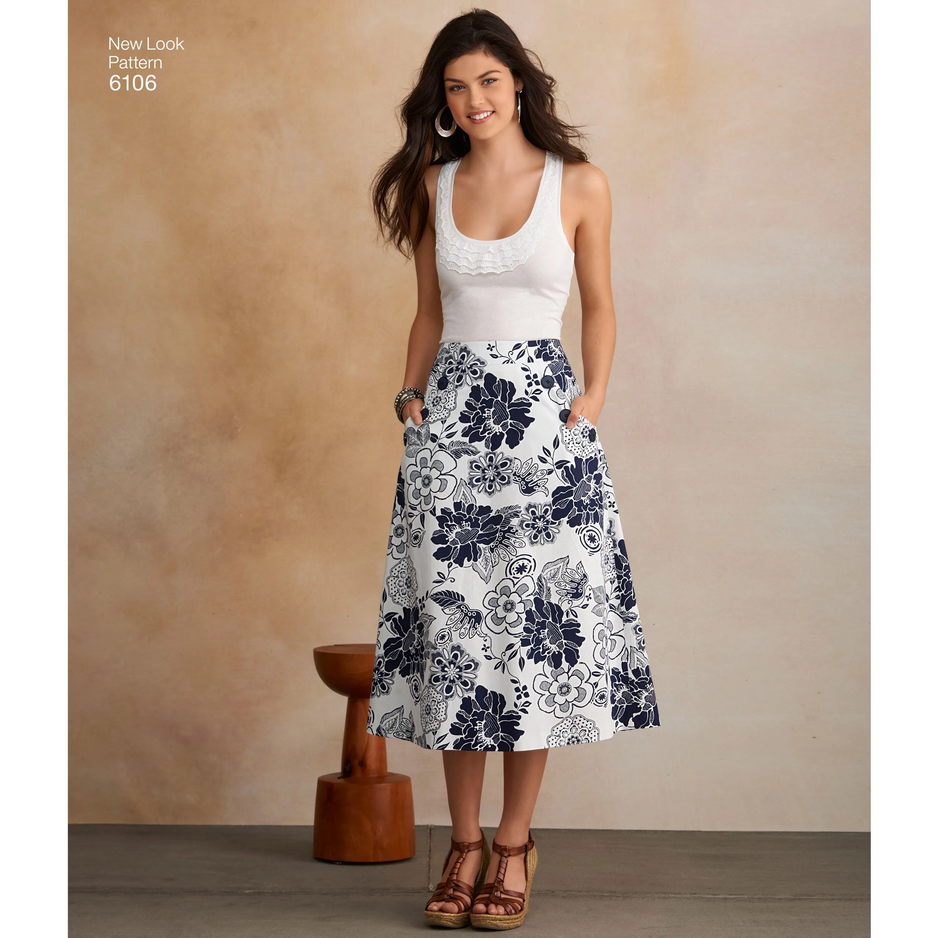 New Look Sewing Pattern 6106 - Misses' Skirts