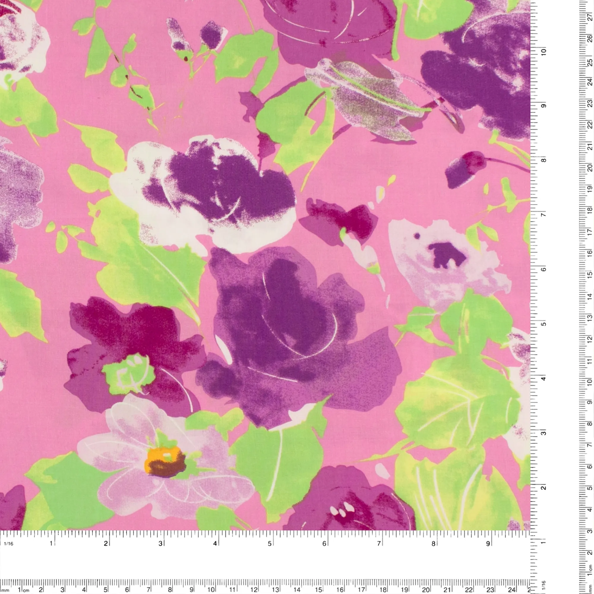 Printed Rayon Poplin - NATASHA - 012 - Pink