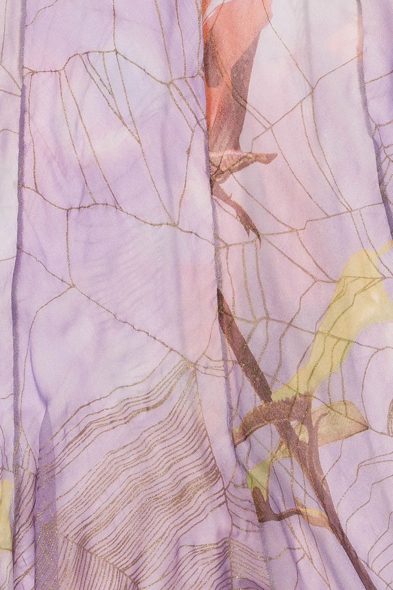 Roberto Cavalli - Lavendar Print Skirt - S