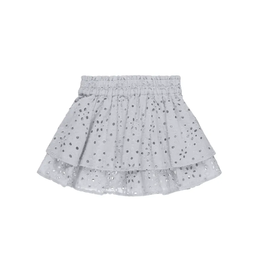 Rose Mini Skirt - Light Blue
