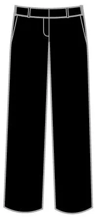 Stylecorp Women's Flat Front Comfort Waist Pant (Y44037)
