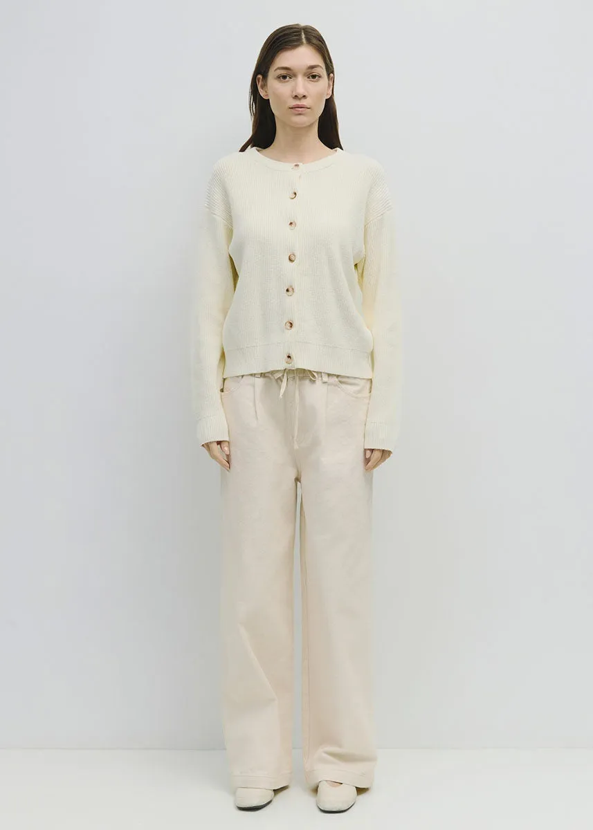 The Meade Cardigan - Cream