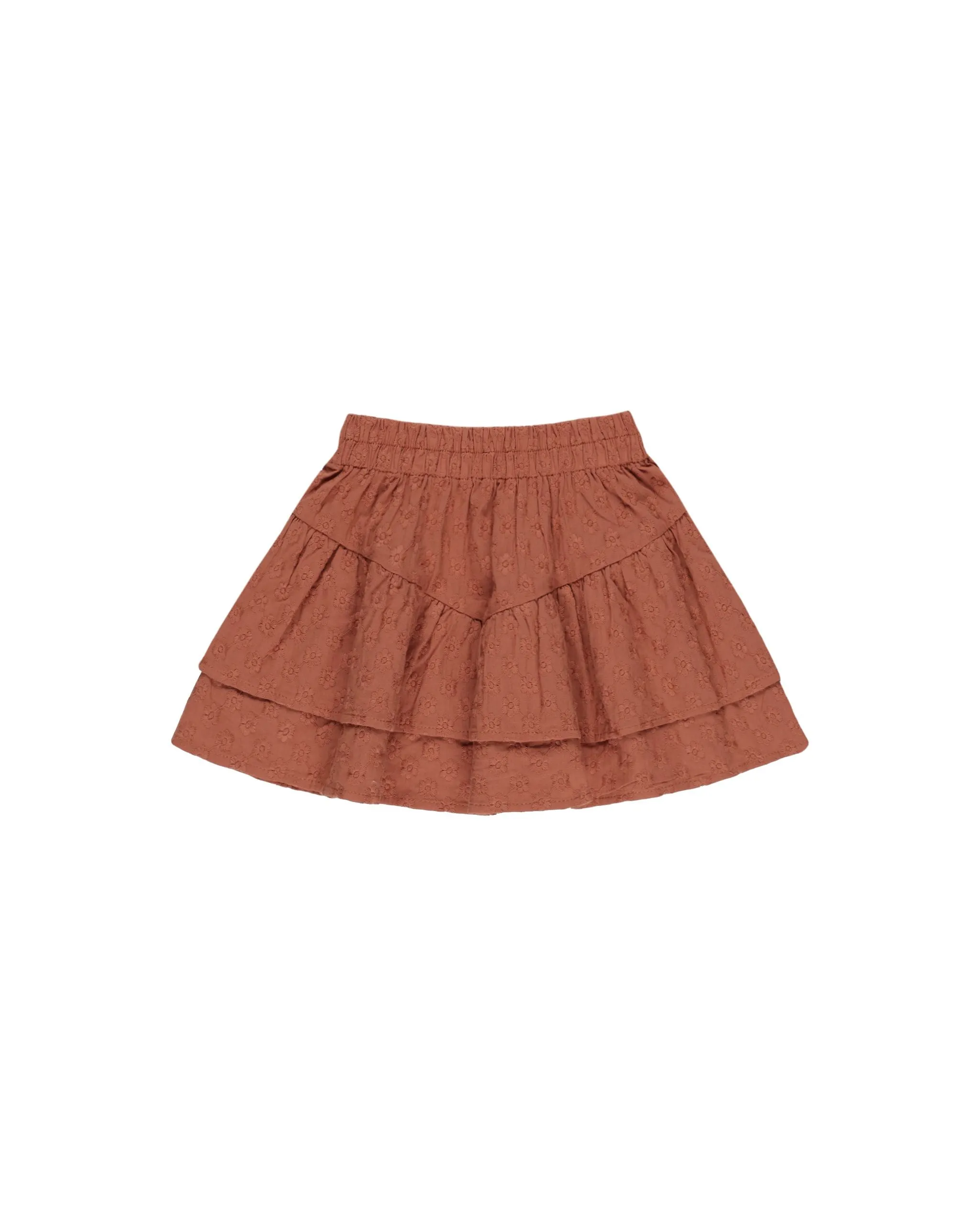 Tiered Mini Skirt - Poppy
