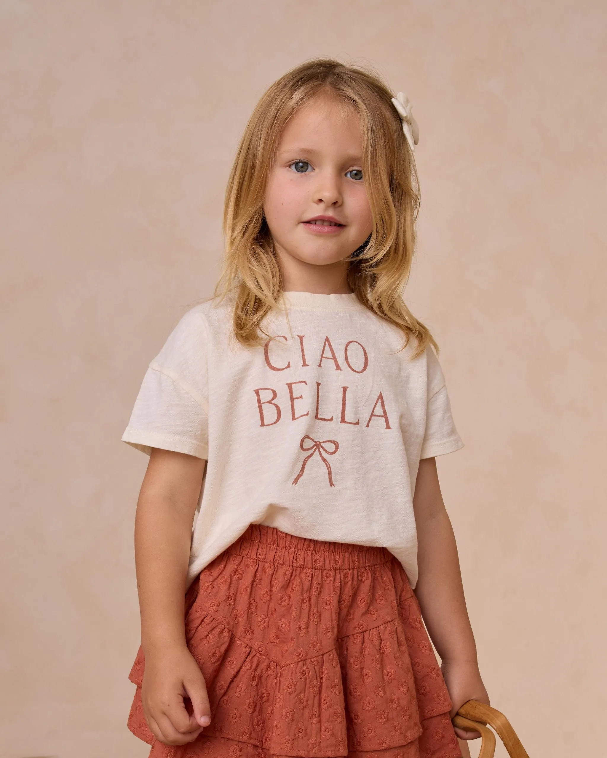 Tiered Mini Skirt - Poppy